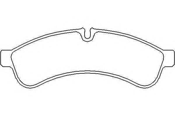 0950006333, Set placute frana punte spate