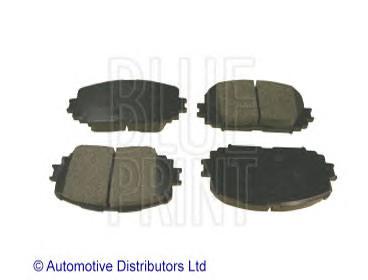 ADT342166, Комплект тормозных колодок, TOYOTA Yaris II/III (Front) 17.5mm