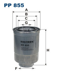 PP855, Топливный фильтр