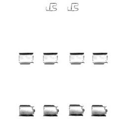 7936246, Комплектующие, колодки дискового тормоза