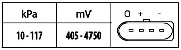 6PP 009 400-541, Датчик, давление наддува