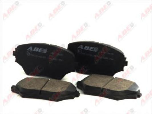 C12100ABE, Комплект тормозных колодок, дисковый тормоз