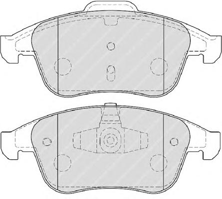FDB4068, Комплект тормозных колодок, дисковый тормоз SCENIC III (Front)