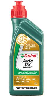 80w90 Axle EPX 1L, 154CB7 Масло трансмисс. Castrol Axle EPX 80W-90 1л