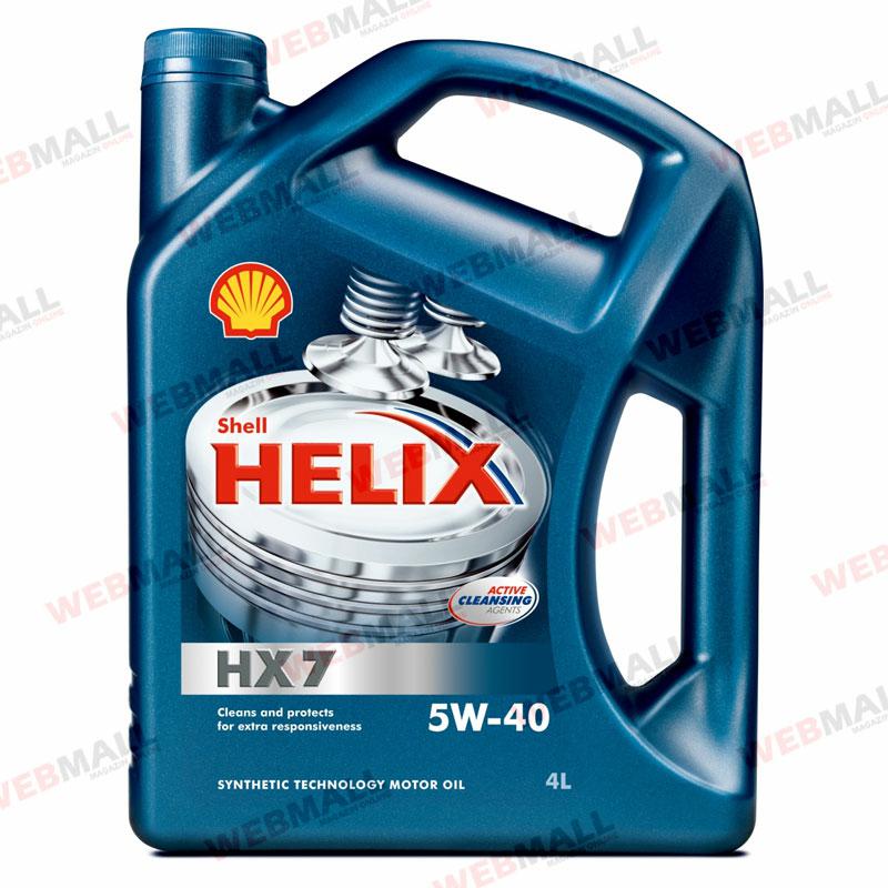 5W40 Helix HX7 4L, Mасло моторное HELIX HX7 5W40 4L