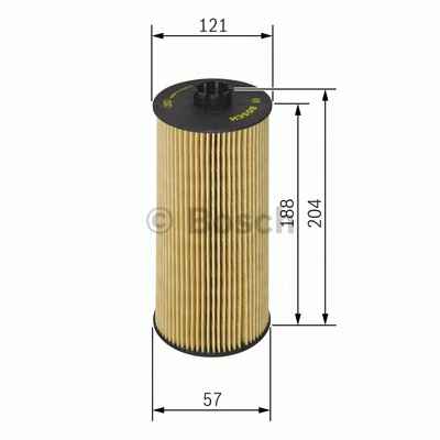 F 026 407 051, Масляный фильтр MAN TGA 04-