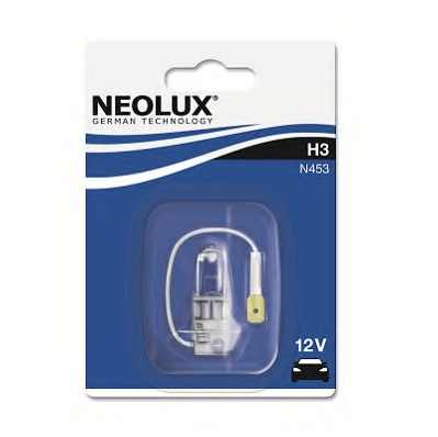N453-01B, Лампа H3 12V 55W PK22S  blist  NEOLUX