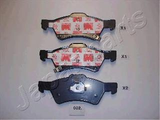 PA-002AF, Комплект тормозных колодок, дисковый тормоз