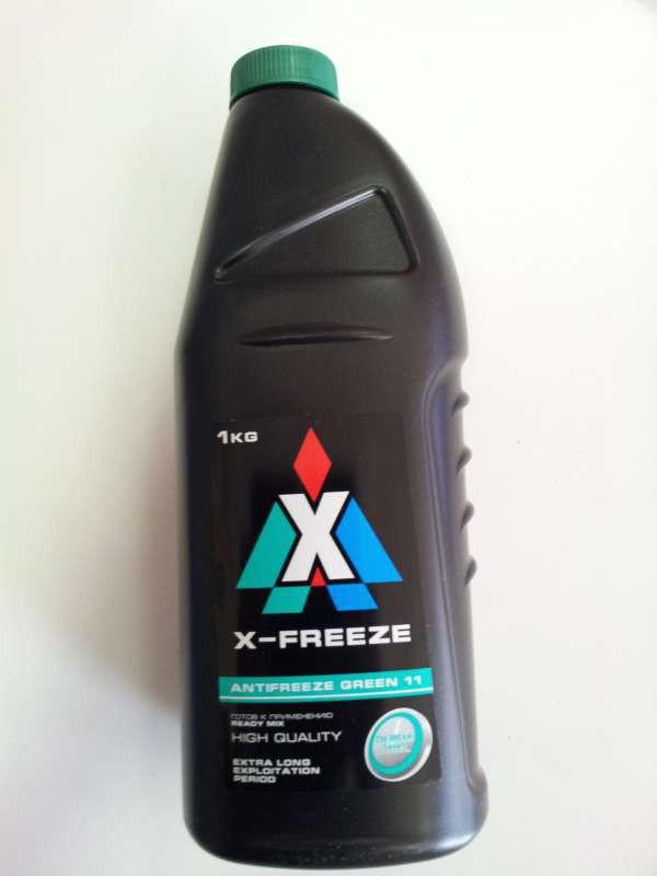 XFREEZE Green G11 1кг, Антифриз (зелёный) G11 1 кг