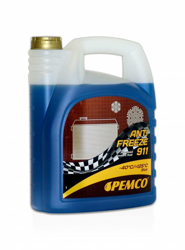 Antifreeze 911 5L AD, Antifreeze ( синий) поврежденная упаковка