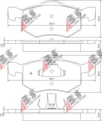 37255, Комплект тормозных колодок, MAZDA TRIBUTE (00-08)  Front