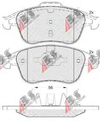 37744, Колодки тормозные дисковые RENAULT (Front)