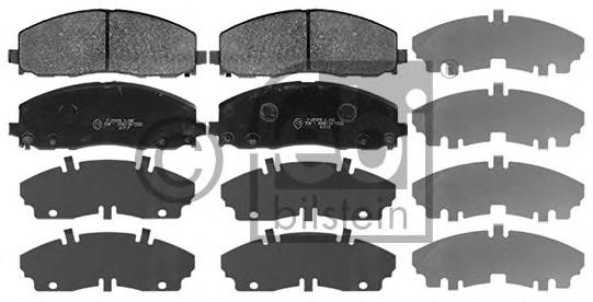 116061, Комплект тормозных колодок, дисковый тормоз JEEP WRANGLER 17- Front
