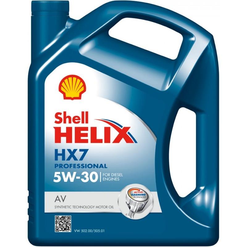 5W30 Helix HX7 ProAV 5, Mасло моторное Shell 5L