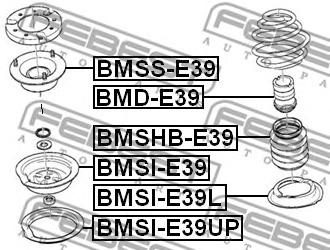BMSS-E39, ОПОРА ПЕРЕД АМОРТ-РА
