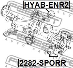 2282-SPORR, Ступица колеса