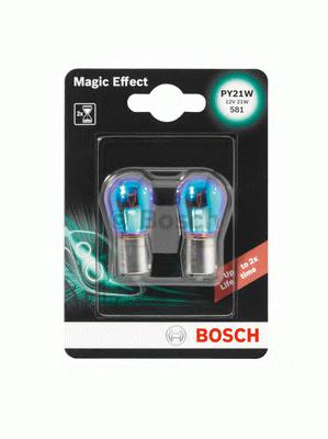 1 987 301 025, Лампа PY21W Magic Effect 12V 21W BAU15s Blister (2шт.)