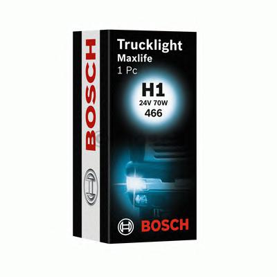 1 987 302 712, Лампа H1 Trucklight Maxlife 24V 70W P14,5s (carton)