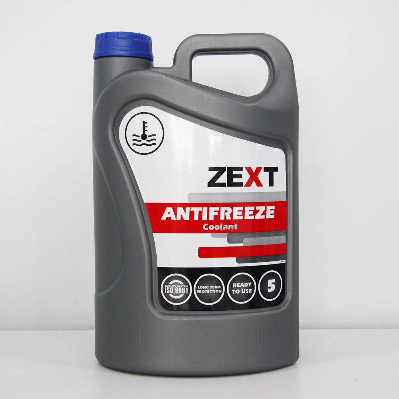 Z5B38, Жидкость охлаждающая ZEXT (-38) 5 кг. (синий)