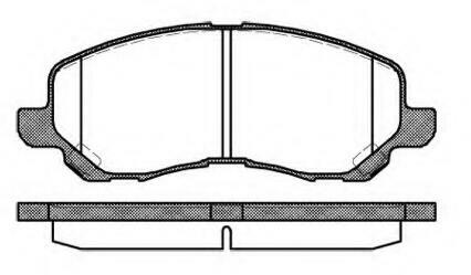 N20071, Торм. колодки пер. Lancer/Galant/Outlander