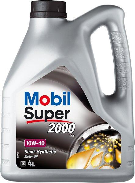 10W40 Super 2000 4L, Моторное масло Mobil