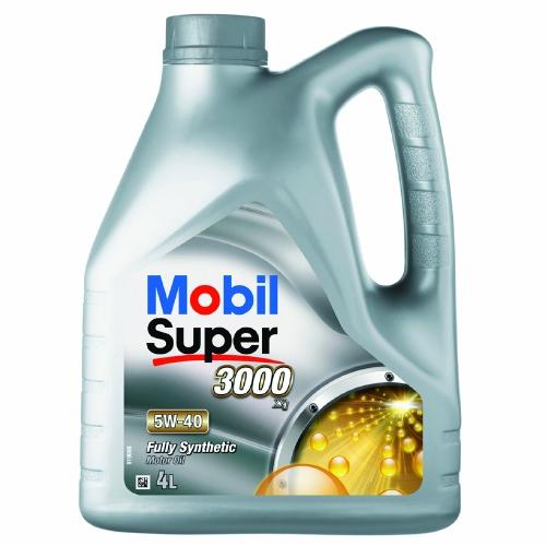 5W40 Super 3000 4L, Mасло моторное Mobil