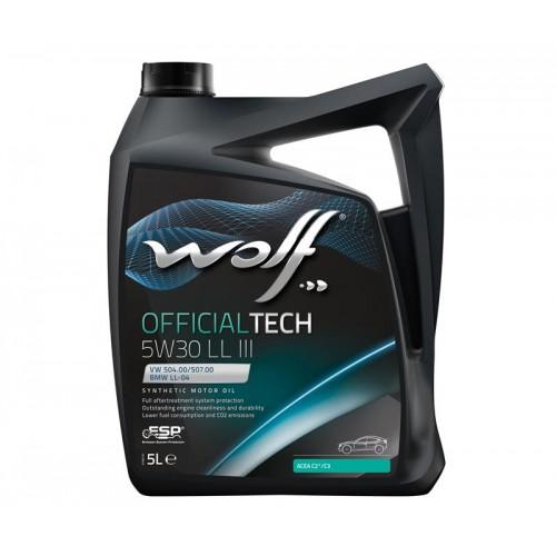 5W30 OFTECH LL III 5L, Масло моторное WOLF