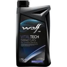 5W40 VITALTECH GAS 1L, Масло моторное WOLF