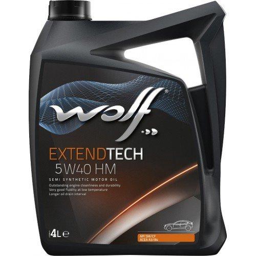 5W40 EXTENDTECH HM 4L, Масло моторное WOLF