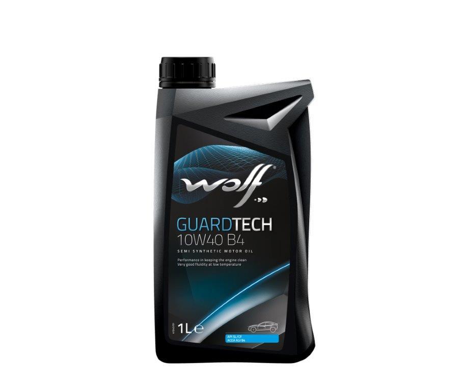10W40 GUARDTECH 1L, Масло моторное WOLF