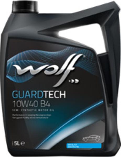 10W40 GUARDTECH 5L, Масло моторное WOLF