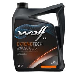 80W90 EXTENDTECH 5L, Масло трансмиссионное WOLF