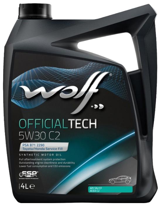 5W30 OFFTECH C2 4L, Масло моторное WOLF