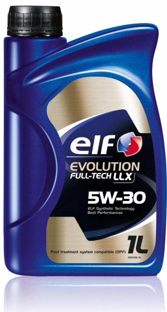 5w30 Evo Ftech LLX 1L, 194860/213905 Масло моторн. ELF Evolution FULLTECH LLX 5W-30 1л