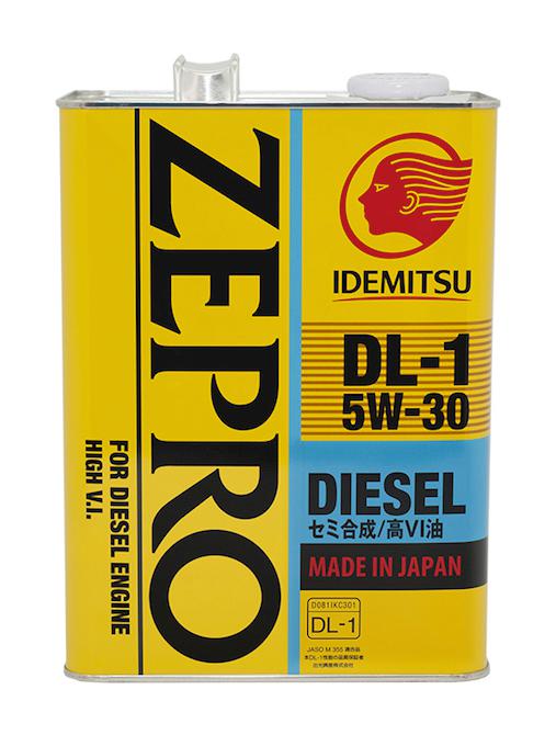 5W30 Zepro Diesel 4L, Масло моторное Idemitsu