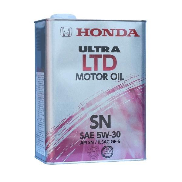 08218-99974, Масло моторное Honda Ultra LTD API SN/GF-5 5W30, 4л
