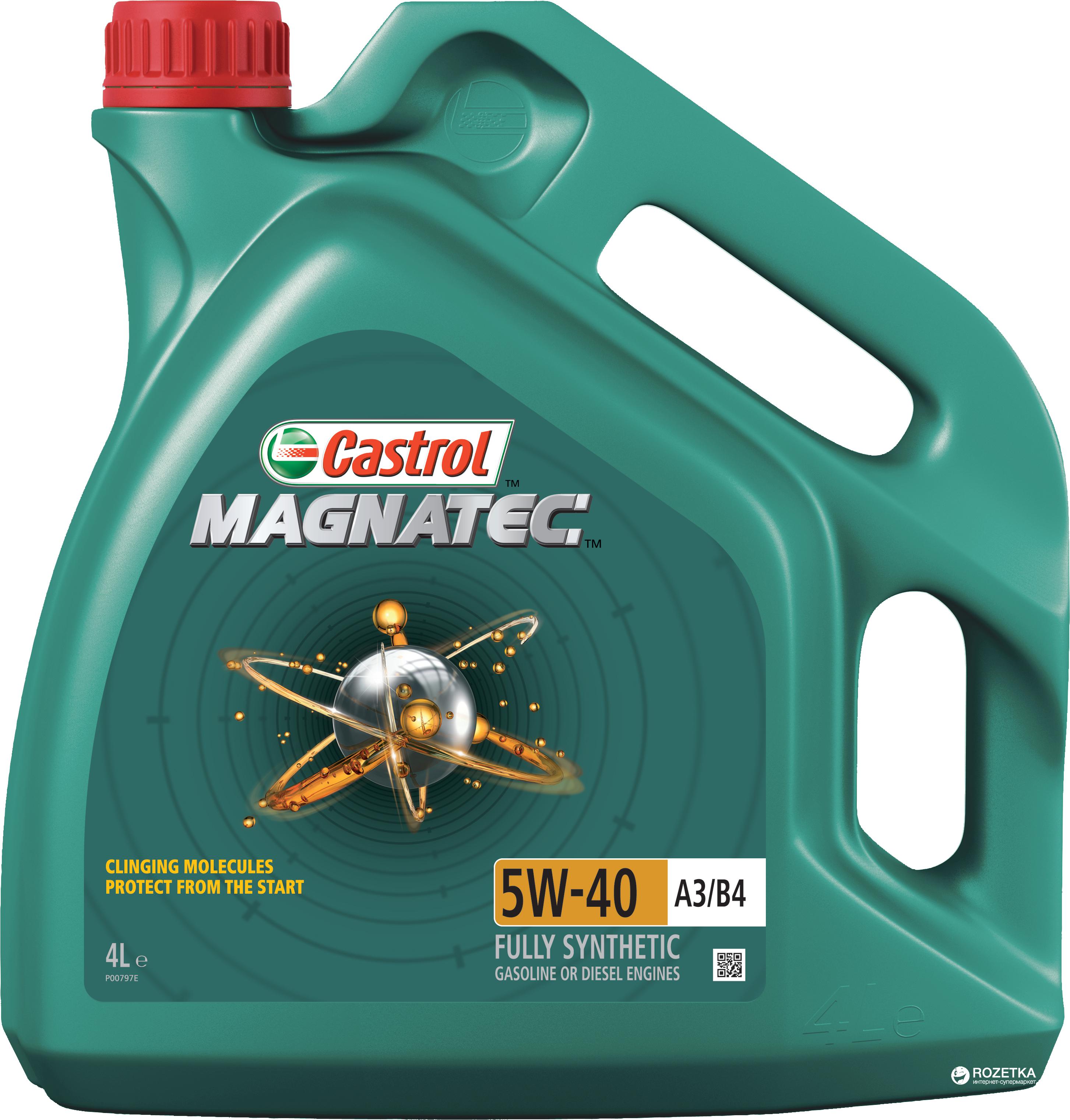 5w40 Magnatec 4L, Mасло моторное Castrol