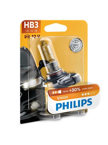 9005PRB1, Лампа HB3 Vision +30% 12V 60W P20D Blister