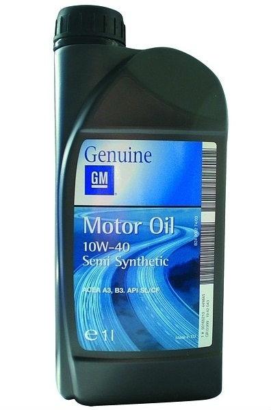 1942043, Масло моторное GM Motor Oil 10W-40, 1л