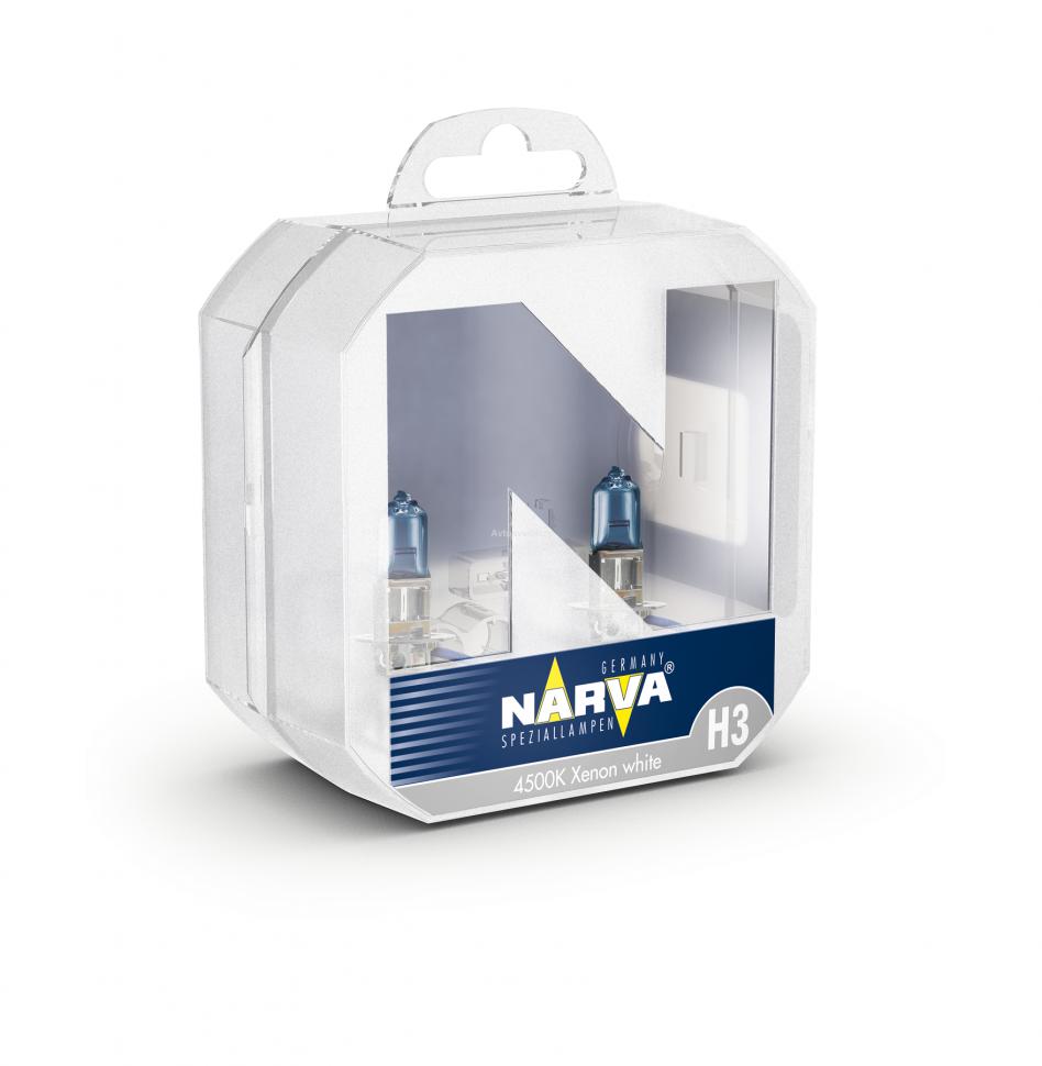 48602, Лампа H3 RangePowerWhite 12V 55W PK22s (2 шт.)