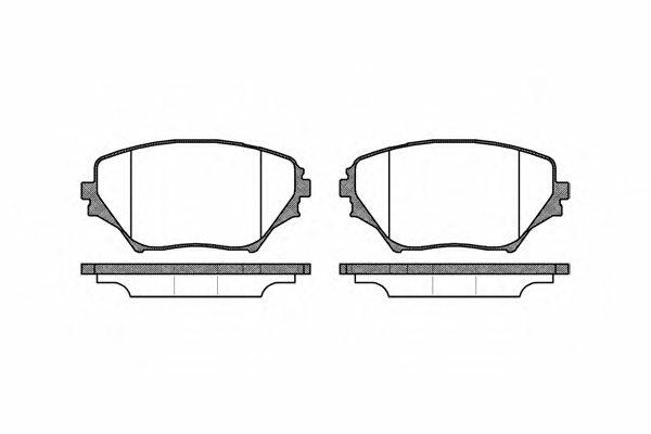 N20165, Торм. колодки передн. TOYOTA  RAV 4  II
