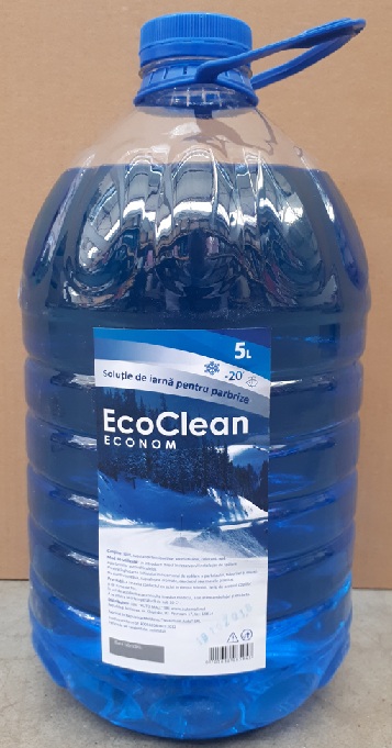 EcoClean -20 5L ECONOM, Жидкость в бачок омывателя  -20C 5L ECONOM
