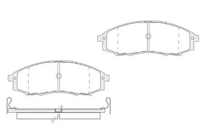 1850.0058138, Brake Pad Set