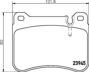 2394504, Brake Pad Set