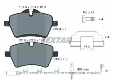 2398406, Brake Pad Set