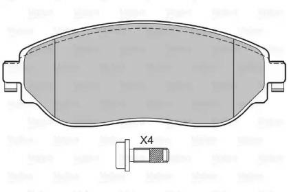 601485, Brake Pad Set