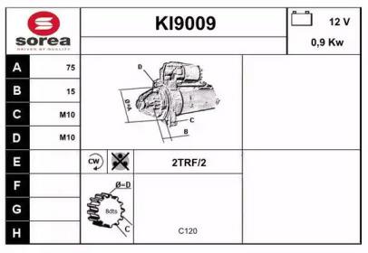 KI9009, Starter