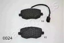 PA-0024AF, Комплект тормозных колодок