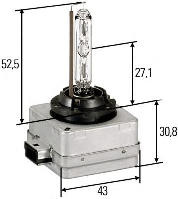 8GS 009 028-111, Лампа накаливания, основная фара; Лампа накаливания, основная фара
