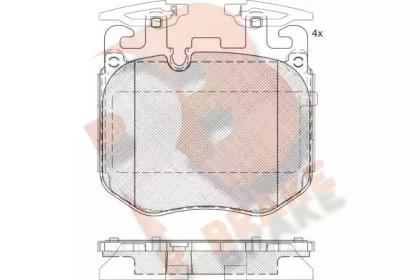 RB2265, Brake Pad Set
